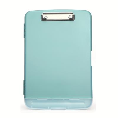8.5x11 Clipboard With Storage, Plastic A4 Clips Board With Pen Holder To Keep Your Documents Organized