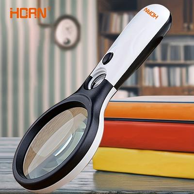 1pc 3 Led Light 45x Magnifying Glass Lens Mini Pocket Handheld Microscope Jewelry Loupe Handheld Magnifiers Microscope Lens Jewelry Magnifying Handheld Reading Magnifier Glass Repair Tool
