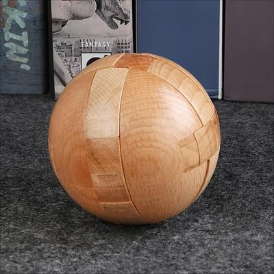 Wooden Puzzle, Magic Ball Brain Teaser Toy, Intell...