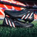 Adidas Shoes | Men’s 8.5 Adidas Predator Edge+ Fg Laceless Soccer Cleats | Color: Black/Blue | Size: 8.5