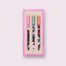 Kate Spade Office | Kate Spade Fine Tip Pen Set With Acrylic Desk Organizer Tray, Fall Floral | Color: Blue/Pink | Size: Os