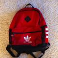 Adidas Accessories | Adidas Youth Originals Backpack, Red Black Color | Color: Black/Red | Size: Os