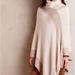 Anthropologie Sweaters | Anthropologie Cowl Neck Poncho Sweater | Color: Cream/Gold | Size: Os