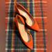 J. Crew Shoes | J. Crew 65mm Colette Suede Pumps | Color: Orange/Red | Size: 6.5