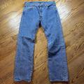 Levi's Jeans | Levi’s 501 Jeans Men’s 34x32 Button Fly Straight Fit Blue 5 Pocket | Color: Blue | Size: 34