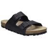 Pantolette JOSEF SEIBEL "Josef 01", Herren, Gr. 40, schwarz, Leder, klassisch, Schuhe, Sommerschuh, Schlappen, Sandale mit softem Fußbett