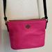 Kate Spade Bags | Euc Kate Spade Barbie Hot Pink Pebbles Leather Crossbody Purse Bag Cobble Hill | Color: Black/Pink | Size: 8.5” X 7”