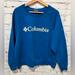 Columbia Shirts | Columbia Sportswear Men's Sunridge Crew Neck Sweatshirt Size Xxl Blue/White | Color: Blue/White | Size: Xxl