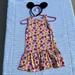 Disney Dresses | Disney Junior Minnie Mouse Light Weight Dress Size 2t With Black Ears | Color: Black/Orange | Size: 2tg