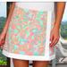 Lilly Pulitzer Skirts | Lilly Pulitzer Make A Splash Auden Skort | Color: Green/Pink | Size: 8