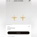 Louis Vuitton Jewelry | Louis Vuitton Louisette Earrings M00630 Authentic. Purchased Receipt Included. | Color: Gold/Silver | Size: Os