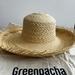 Anthropologie Accessories | Greenpacha Bondi Toquilla Straw Hat (Handmade), Size L, Unisex | Color: Cream | Size: L
