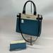 Kate Spade Bags | Kate Spade Colorblock Top Handle 2 Way Bag With Crossbody Adjustable Strap | Color: Blue/Cream | Size: Os