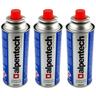 Alpentech - Pack de 3 Cartouches de gaz 250g butane Camping Butane