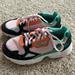 Adidas Shoes | Adidas Falcon Womens Sz 5.5 Clear Pink Aero Green Athletic Shoe Sneakers | Color: Black/Pink | Size: 5.5