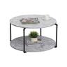 Table basse ronde cesar couleur marbre