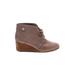 Dr. Scholl's Wedges: Brown Solid Shoes - Women's Size 8 - Round Toe