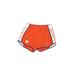 Nike Athletic Shorts: Orange Activewear - Women's Size Small