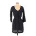 Silence and Noise Casual Dress - Popover: Black Dresses - Women's Size X-Small