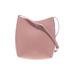 Samara Crossbody Bag: Pebbled Pink Solid Bags