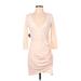 Nasty Gal Inc. Cocktail Dress - Mini: Ivory Solid Dresses - New - Women's Size Small