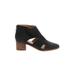 Lucky Brand Ankle Boots: Black Print Shoes - Women's Size 7 - Almond Toe