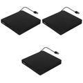 Homoyoyo Portable DVD Drive 3pcs Dvd Burner External Burner Dvd Rom Cd Rom Rewriter Dvd Writer Drive Cd Drive Portable Drive Player Dvd Drive Usb Abs DVD Rewriter