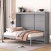 Latitude Run® Aws Murphy Bed Wood in Gray | 62.2 H x 83.4 W x 61.4 D in | Wayfair CD173FC122564E39949D78B33D0F1545