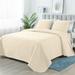 Reversible Coverlet Bedding Set for All Season 3 Piece (1 Quilt, 2 Pillow Shams)