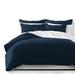 Classic Waffle Navy Comforter and Pillow Sham(s) Set