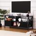 TV Stand for 50 inch Television, Entertainment Center with 2 Fabric Drawers