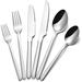 24-Piece Silverware Set, Flatware Set for 4, Stainless Steel