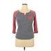 I'm In Love With Derek Long Sleeve T-Shirt: Gray Print Tops - Women's Size X-Large