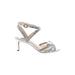 Alex Marie Heels: Silver Shoes - Women's Size 8 1/2 - Open Toe