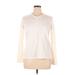 Croft & Barrow Pullover Sweater: Ivory Solid Tops - Women's Size X-Large
