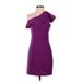 Parker Cocktail Dress - Party: Purple Print Dresses - Women's Size Small
