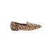 Steve Madden Flats: Tan Leopard Print Shoes - Women's Size 6 1/2 - Almond Toe