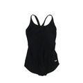 Speedo One Piece Swimsuit: Black Solid Swimwear - Women's Size 12