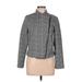 Banana Republic Factory Store Jacket: Gray Houndstooth Jackets & Outerwear - Women's Size Medium