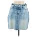 &Denim by H&M Denim Skirt: Blue Solid Bottoms - Women's Size 6