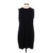 Eileen Fisher Casual Dress - Shift: Black Solid Dresses - Women's Size Medium