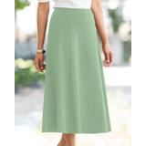 Blair Everyday Knit Long Skirt - Green - XL - Misses