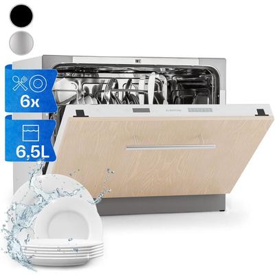 Mini-Geschirrspüler für 6 Gedecke, Leiser Einbau-Geschirrspüler Klein mit 6 Spülprogrammen, Kleiner Image