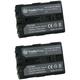 2x Trade-Shop Kamera Li-Ion Akku ersetzt Sony NP-FM-90 NP-FM-91 NP-QM-50 NP-QM-51 NP-QM-70 NP-QM-71