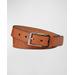 Harness Single-stitch Leather Belt