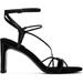 Black Vossen Heeled Sandals