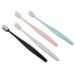 4 Pcs Toothbrushes for Children Travel Toothbrush Charcoal Toothbrush Manual Toothbrush Soft Toothbrush Soft Fur Oral Care High-grade Transparent Pbt Brush Filament Abs Handle Pregnant Woman Child