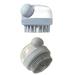 2pcs scalp applicator medicinal scalp oil applicator head liquid comb scalp body bath massager brushgrey