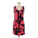 Boden Casual Dress - Sheath: Red Print Dresses - Women's Size 6