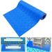Swimming Pool Ladder Mat - Protective Pool Ladder Pad Step Mat with Non-Slip Texture Blue Medium (36 X 9 inch)